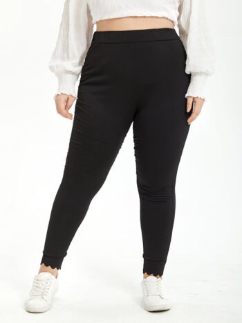 Solid High Waist Leggings