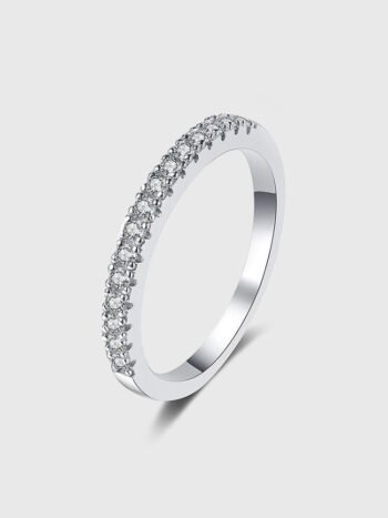 Affordable S925 Sterling Silver Moissanite Ring