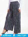 Drawstring Waist Wide Leg Pants