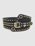 Studded Decor Wide Belt