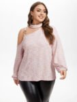 Asymmetrical Neck Chain Detail Tee